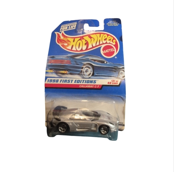 Hot Wheels Other - Silver Callaway C7 Toy Car
